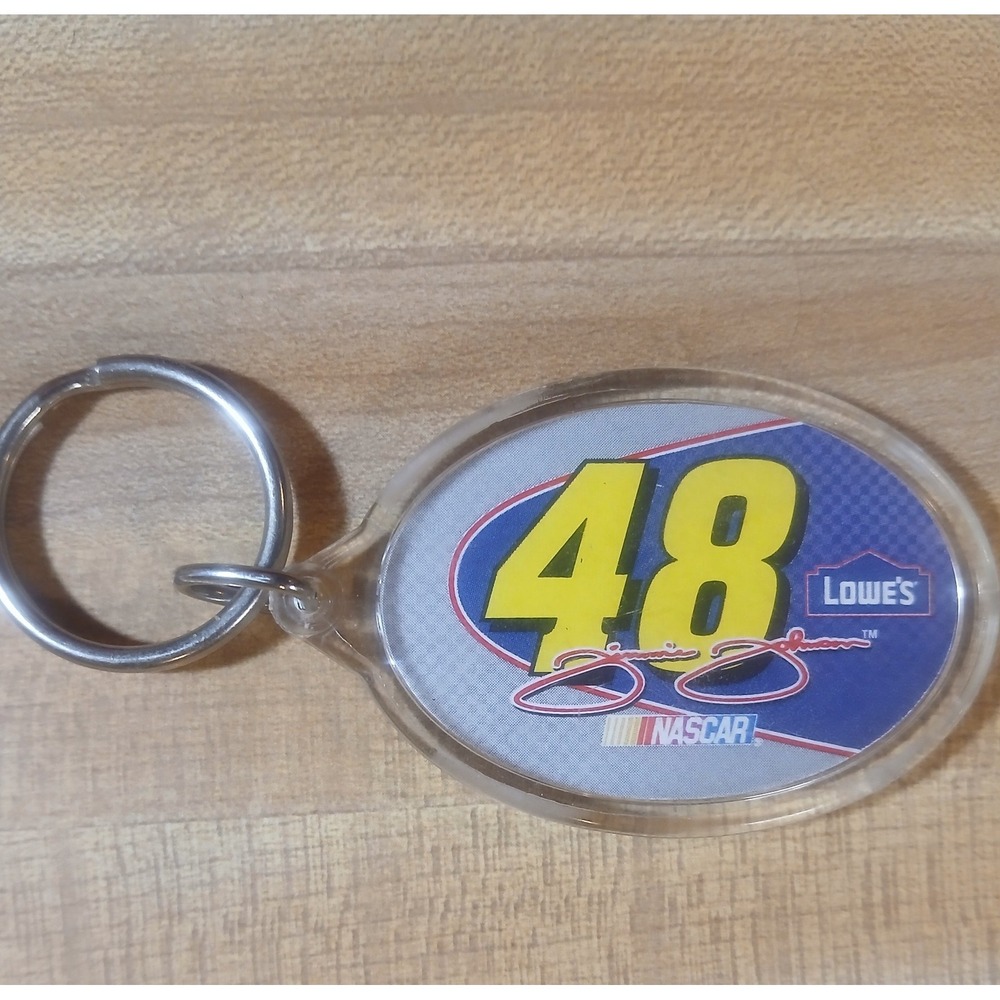 NASCAR Jimmie Johnson #48 Hendrick Motorsports Lowes Key Ring WinCraft Racing